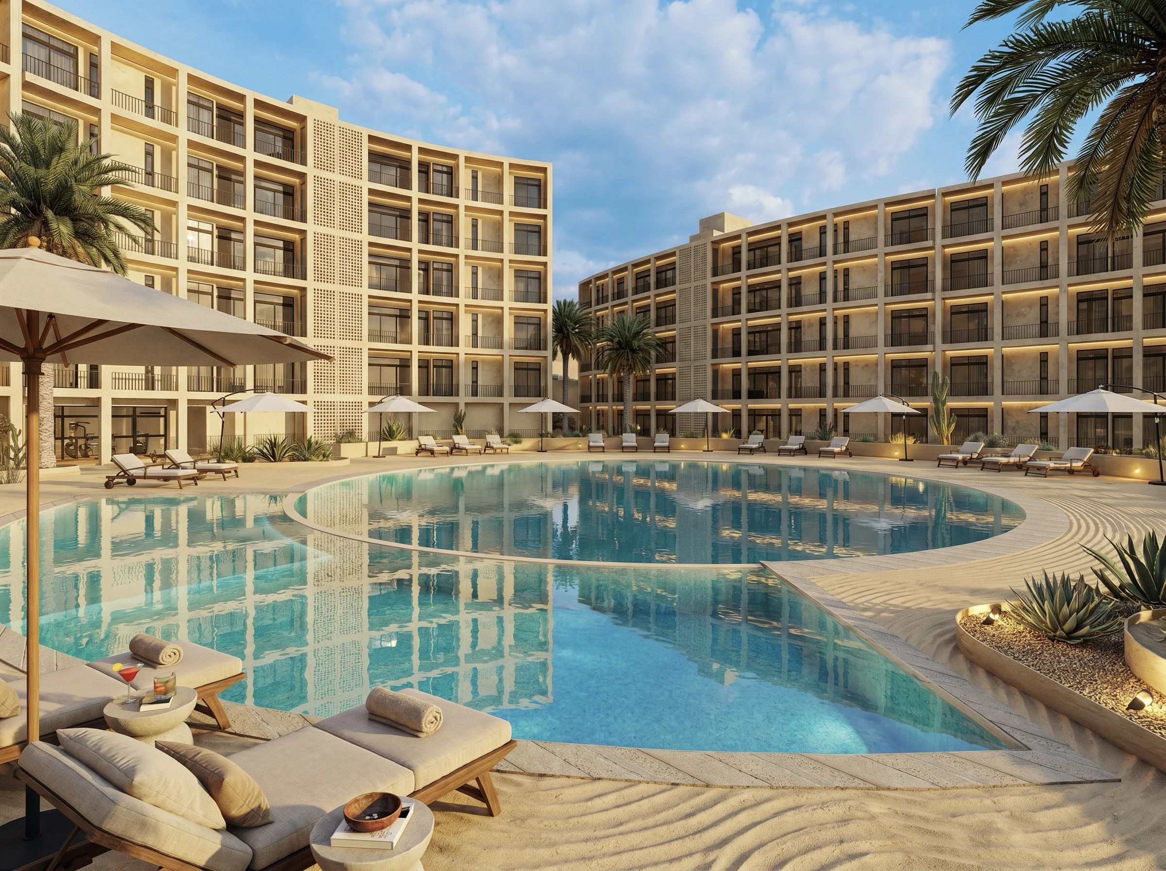 Oasis pool terrace